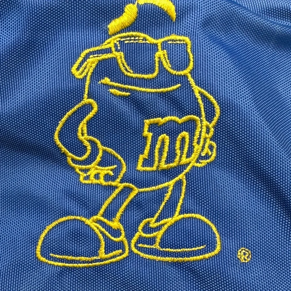 Planet Mars M&M Candy Messenger Tote Bag Blue & Yellow Shoulder‎ Bag Promotional